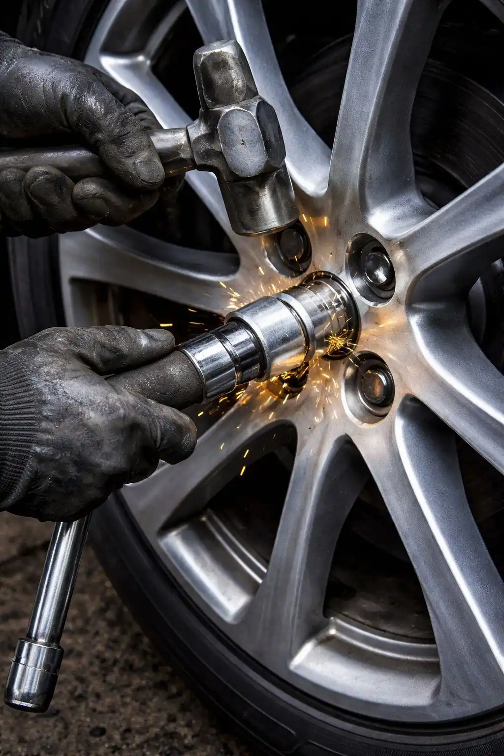 Locking Wheel Nut Removal